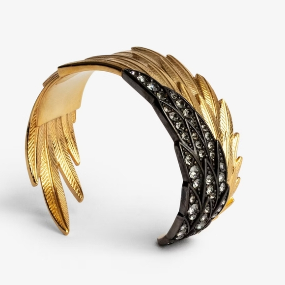 Zadig & Voltaire Rock Feather Spread Your Wings Bracelet - Picture 9 of 9